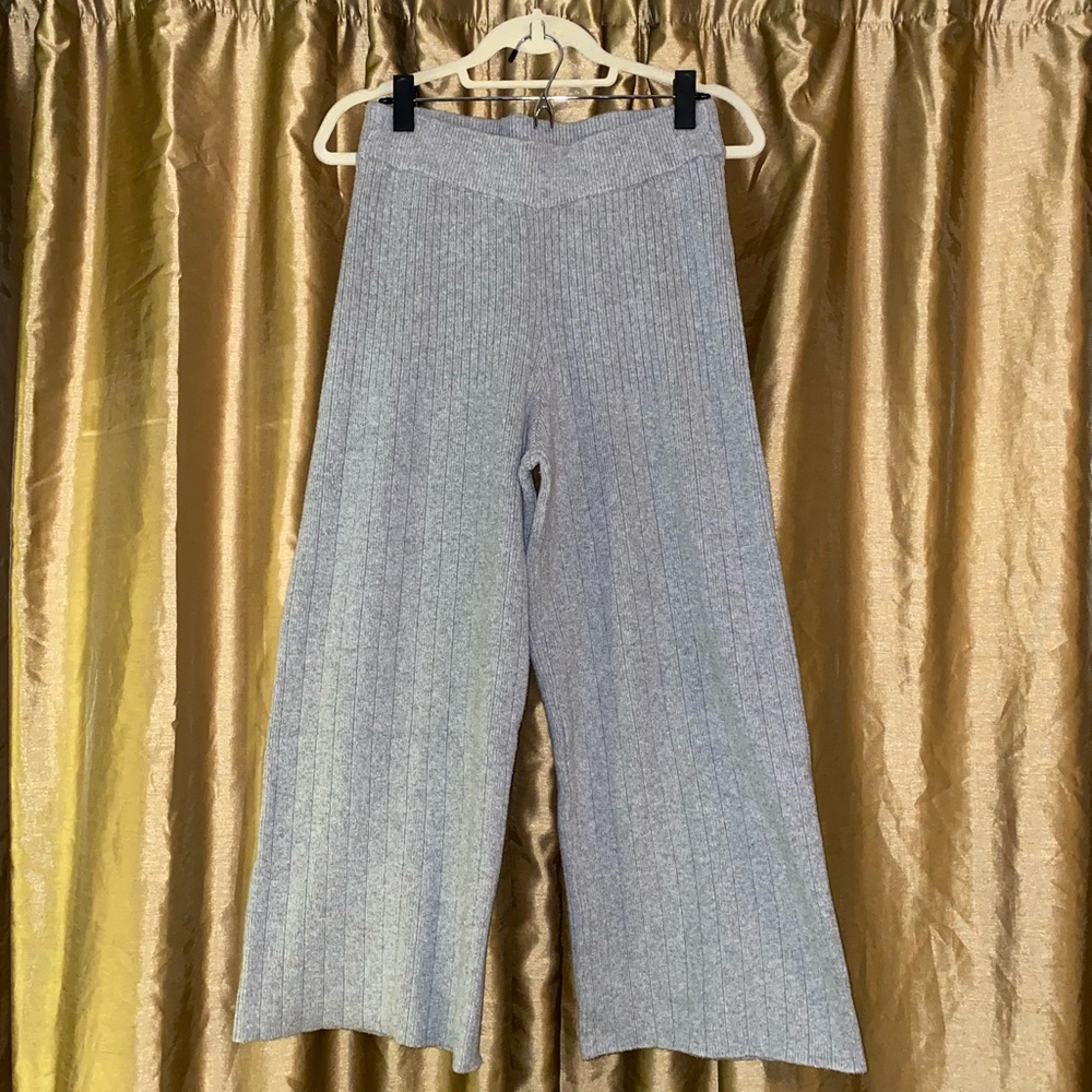 Who What Wear • Wide Leg Cropped Sweater Pants
